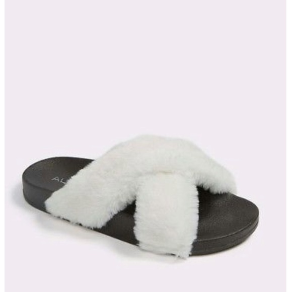 🌸SALE🌸 New ALDO Fur Slides - Picture 3 of 8